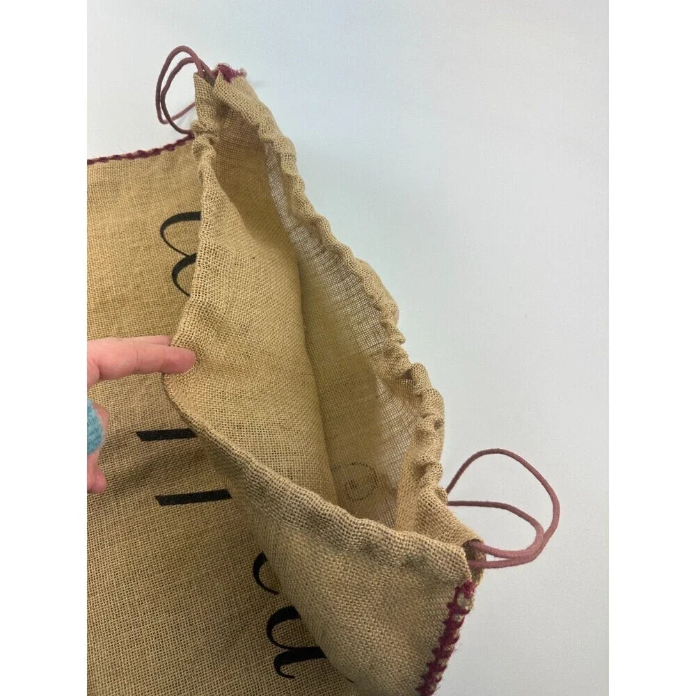 Burlap Gift Bag Drawstring 